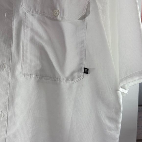 Mountain Hardwear White Casual Button Down Shirt - Picture 4 of 8
